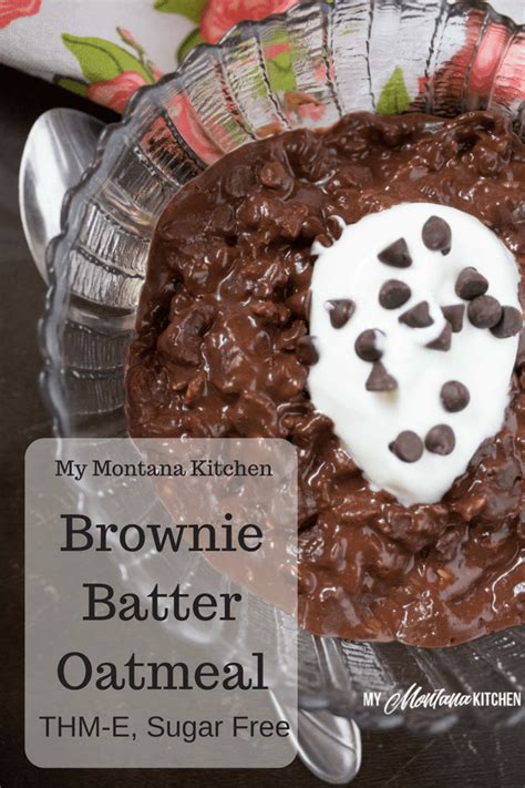 Brownie Batter Chocolate Oatmeal | My Montana Kitchen