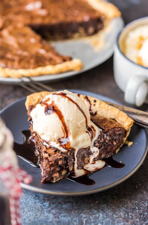 Brownie Pie Recipe - Easy Fudge Brownie Dessert
