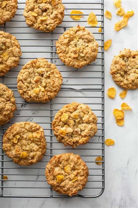 Cornflake Cookies (Chewy + Crispy!) - My Baking Addiction
