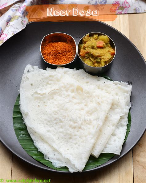 Neer dosa recipe, South Indian breakfast recipes - Raks …