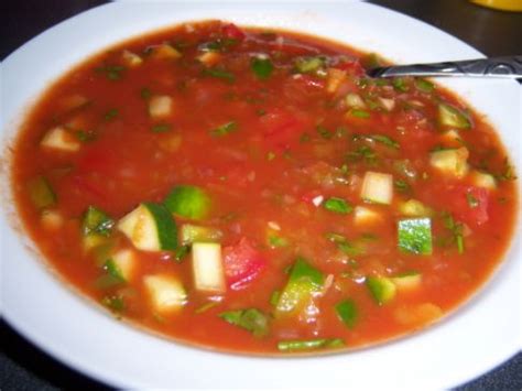 Mexican Gazpacho (Cold soup) Recipe | SparkRecipes