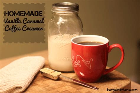Homemade Vanilla Caramel Coffee Creamer