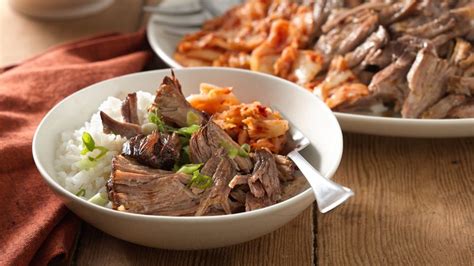 Slow-Cooker Korean Barbecue Pork Shoulder