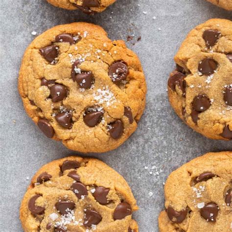 3 Ingredient Chocolate Chip Cookies (NO flour or eggs!)