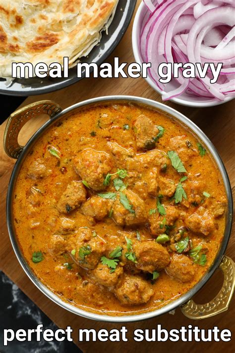 meal maker curry recipe | soya chunks recipe | soya …