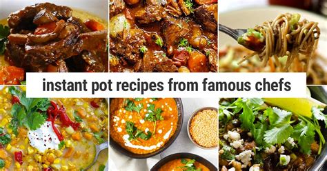 15+ Recipes From Famous Chefs Adapted For The …