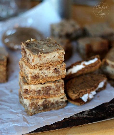 Oatmeal Cream Pie Cheesecake Bars - Cookies and Cups