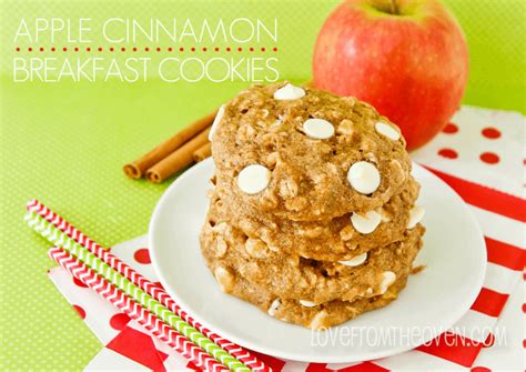 Apple Cinnamon Oatmeal Breakfast Cookies - Love …