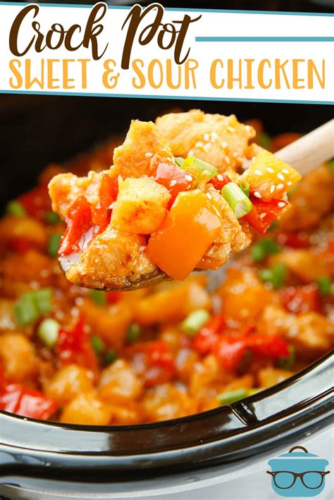 Crock Pot Sweet and Sour Chicken - The Country Cook