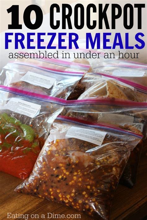 10 Crockpot Freezer Meals - Easy Crock Pot Freezer Meals …