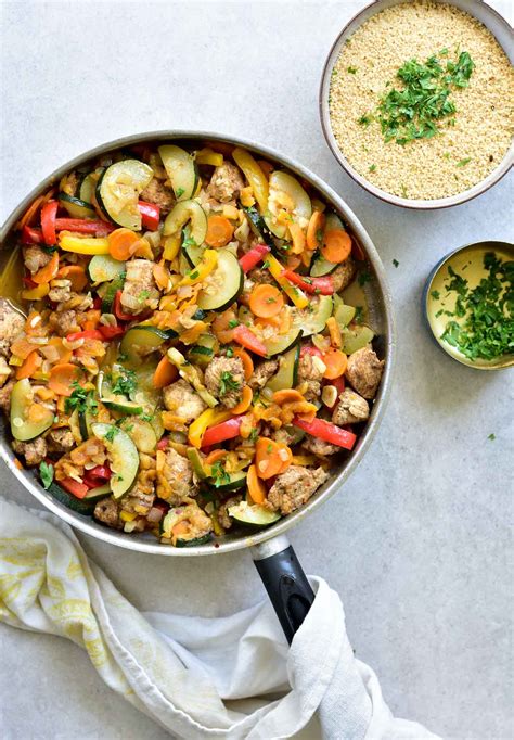 Moroccan chicken with apricots and vegetables