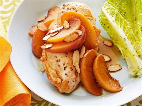 Savory Peach Chicken Recipe | Ellie Krieger | Food Network