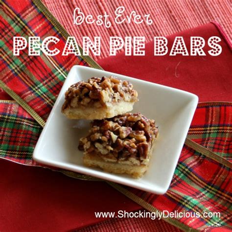 Best Ever Pecan Pie Bars for #SundaySupper