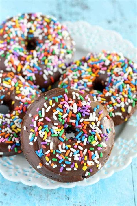 Baked Chocolate Donuts - Live Well Bake Often