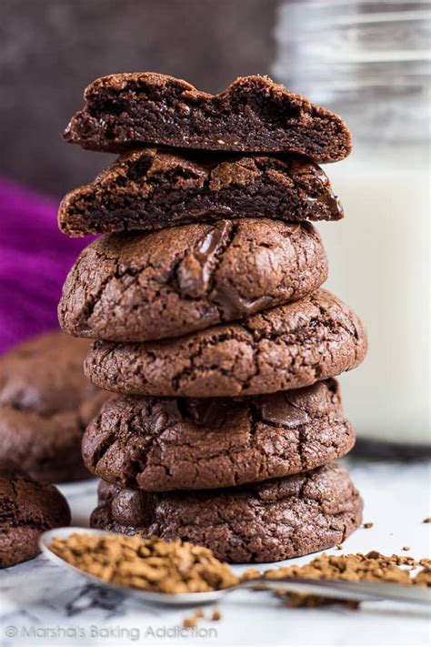 Chocolate Chip Mocha Cookies - Marsha's Baking Addiction