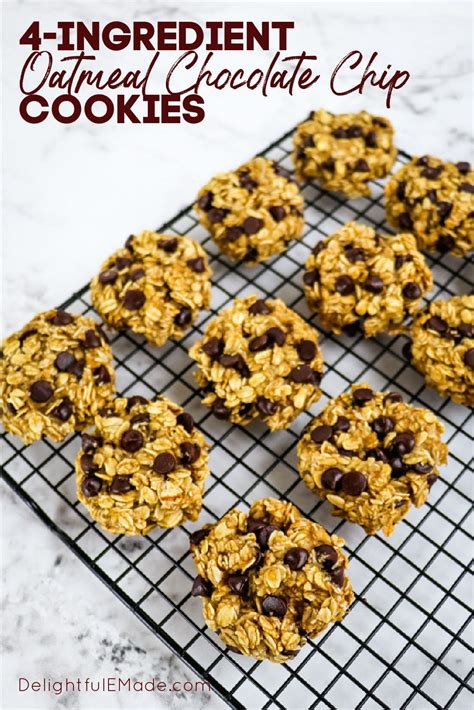 4 Ingredient Oatmeal Cookies | AMAZING Sugar Free