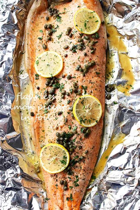 Flourless Salmon Piccata in Foil | Easy & Healthy …