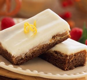 Gingerbread Bars with Cream Cheese Icing Recipe