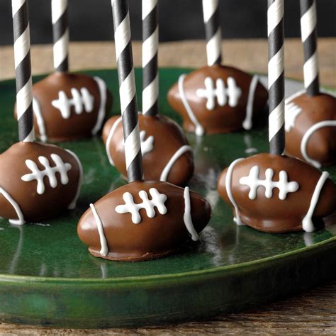 Football Cake Pops Recipe How To Make It Taste Of Home