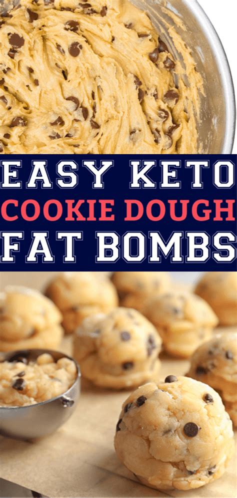 Keto Chocolate Chip Cookie Dough Fat Bombs! Easy Low …