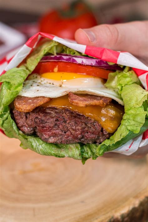 15 Minute Keto Breakfast Burger Recipe - The Protein Chef
