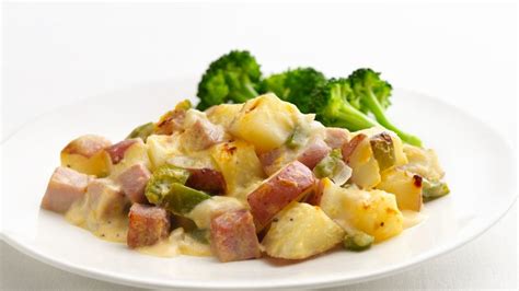 Skinny Ham and Potato Casserole Recipe