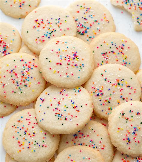 3 Ingredient Sugar Cookies (No Eggs) - Kirbie's Cravings