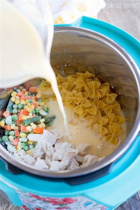 Pressure Cooker Chicken Noodle Casserole - Instant Pot