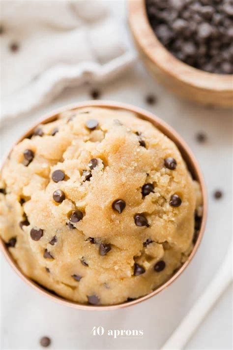 Healthy Cookie Dough (Edible, Vegan, Paleo, Gluten Free)