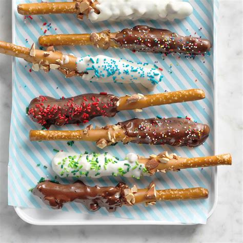 Chocolate-Dipped Pretzel Rods Recipe: How to Make It