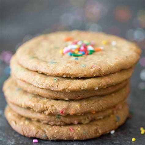 XL Peanut Butter Cookies with Sprinkles - We are not …