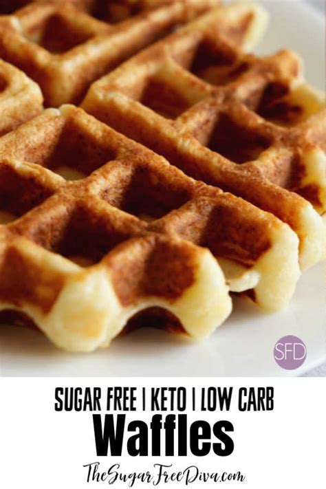 Keto Low Carb Waffles - THE SUGAR FREE DIVA