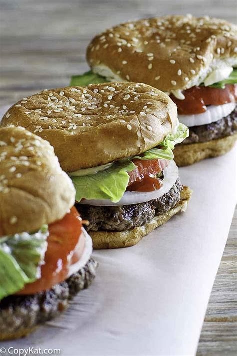 Burger King Whopper - CopyKat Recipes