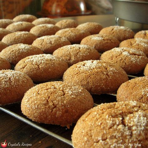 Chewy Gingerbread Spice Cookies | Crystal's Recipes