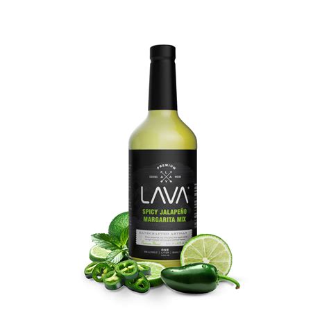 LAVA Premium Spicy Jalapeno Margarita Mix