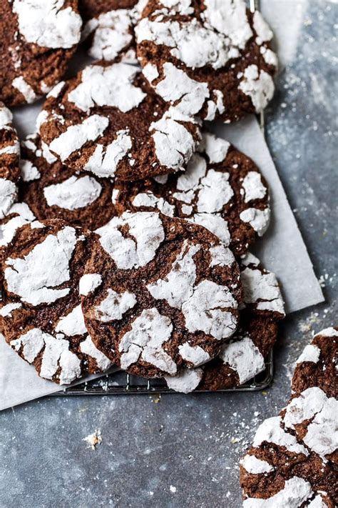 Chocolate Crinkle Cookies {Best Recipe} - Two Peas