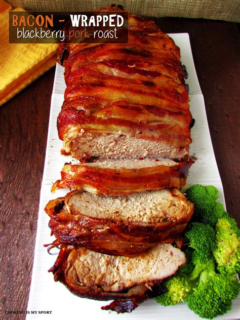 Bacon-Wrapped Blackberry Pork Roast Recipe - (5/5)