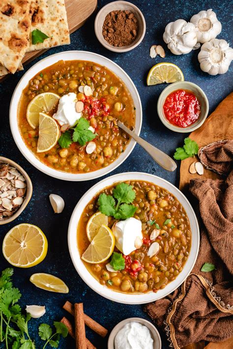 Harira (Moroccan Chickpea and Lentil Soup) - Host The …