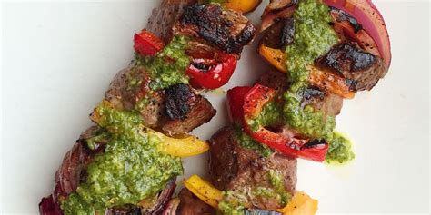 Best Grilled Steak Skewers with Chimichurri Recipe-How …