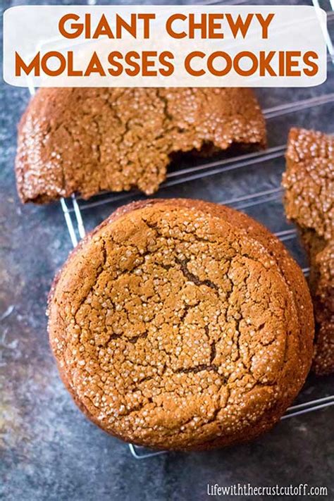 Giant Chewy Molasses Cookies - Best Crafts and Recipes