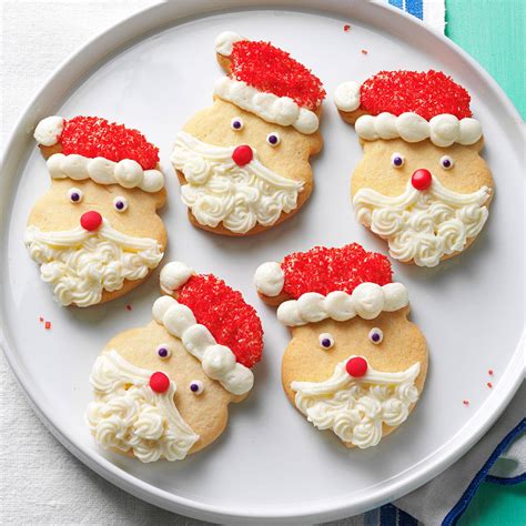 Santa Claus Sugar Cookies Recipe: How to Make It - Taste …