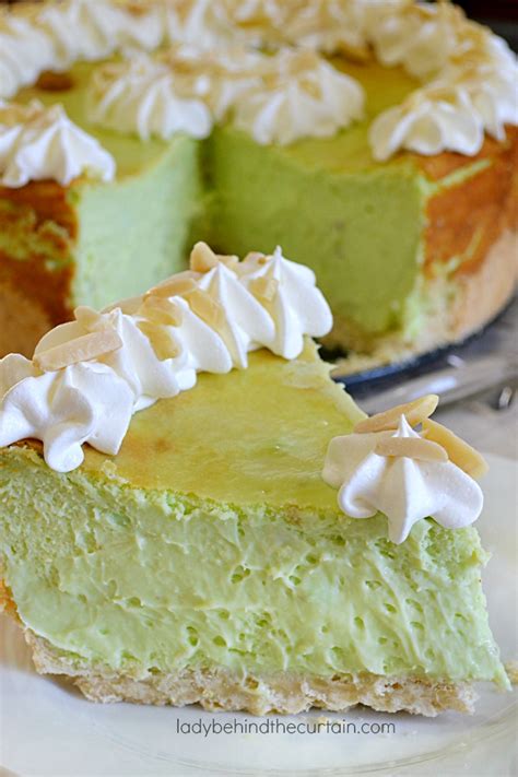 Pistachio Cheesecake - Lady Behind the Curtain