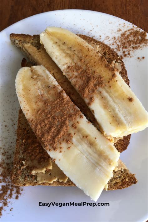 Cinnamon, Peanut Butter & Banana Toast - Meal Prep …