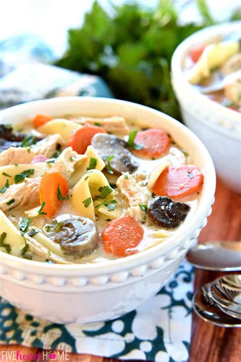 THE *BEST* Slow Cooker Chicken Noodle Soup • …