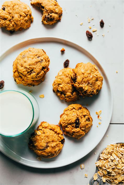 Vegan Oatmeal Cookies (GF) - Minimalist Baker Recipes