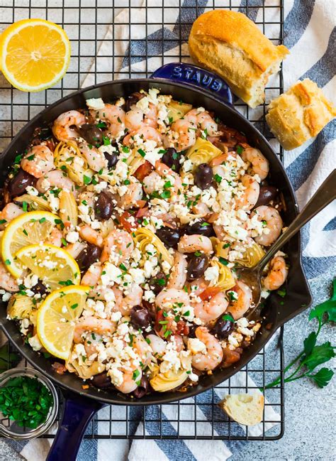 Mediterranean Shrimp {Healthy One-Pan Meal} – …