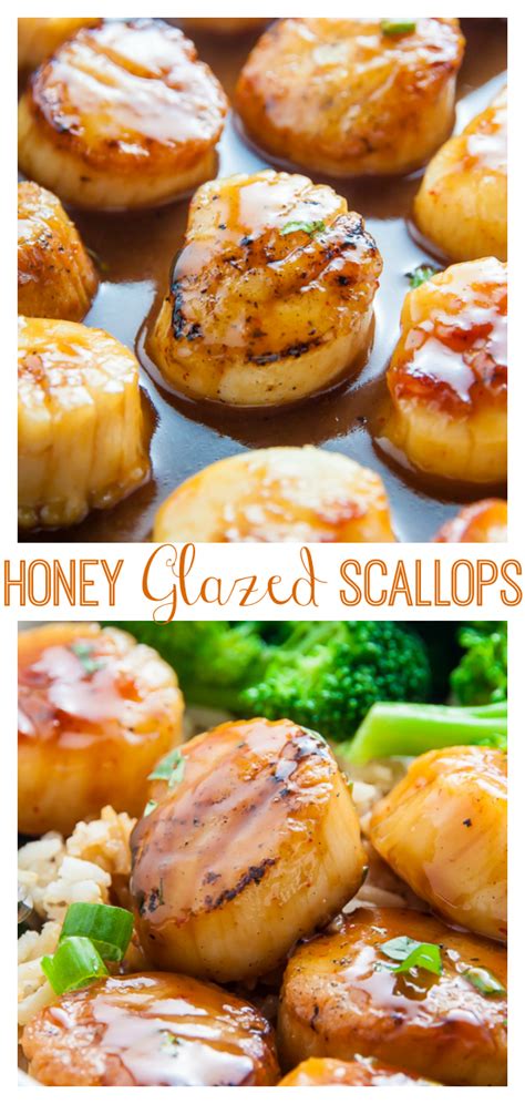 Easy Honey-Glazed Scallops Recipe - Baker by Nature