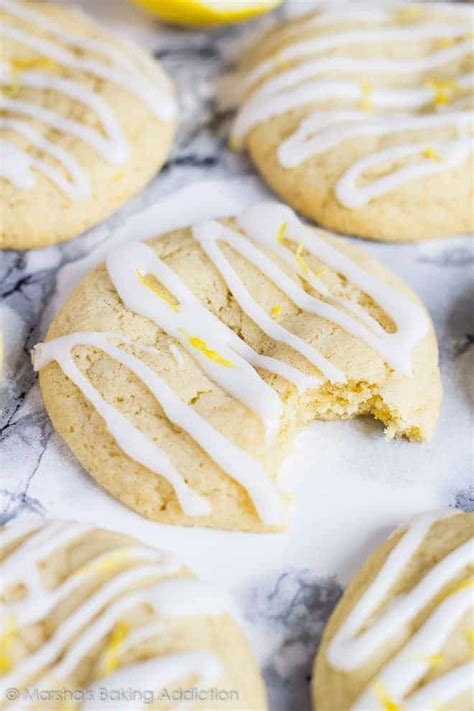 Soft and Chewy Lemon Cream Cheese Cookies