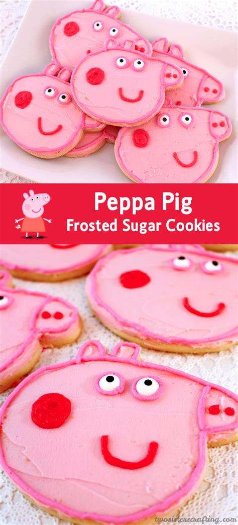 Peppa Pig Cookies - Two Sisters