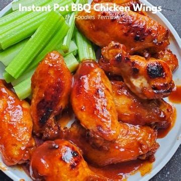 Instant Pot BBQ Chicken Wings » Foodies Terminal